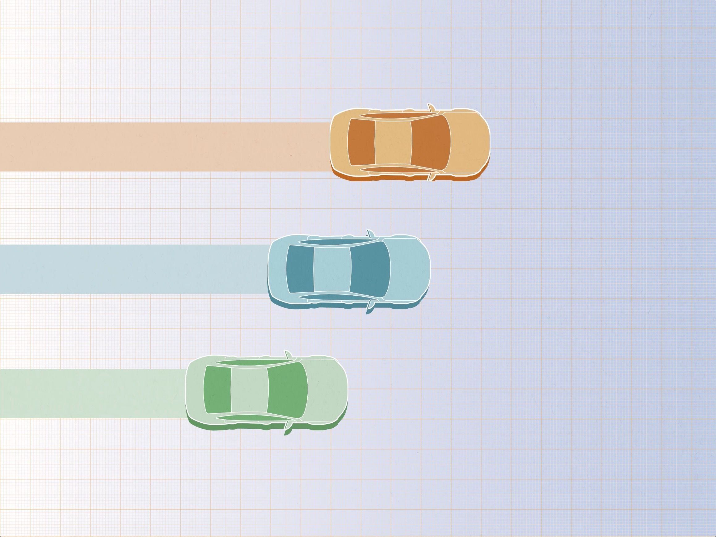 Illustration zu verschiedenen Motoren-Typen von Autos