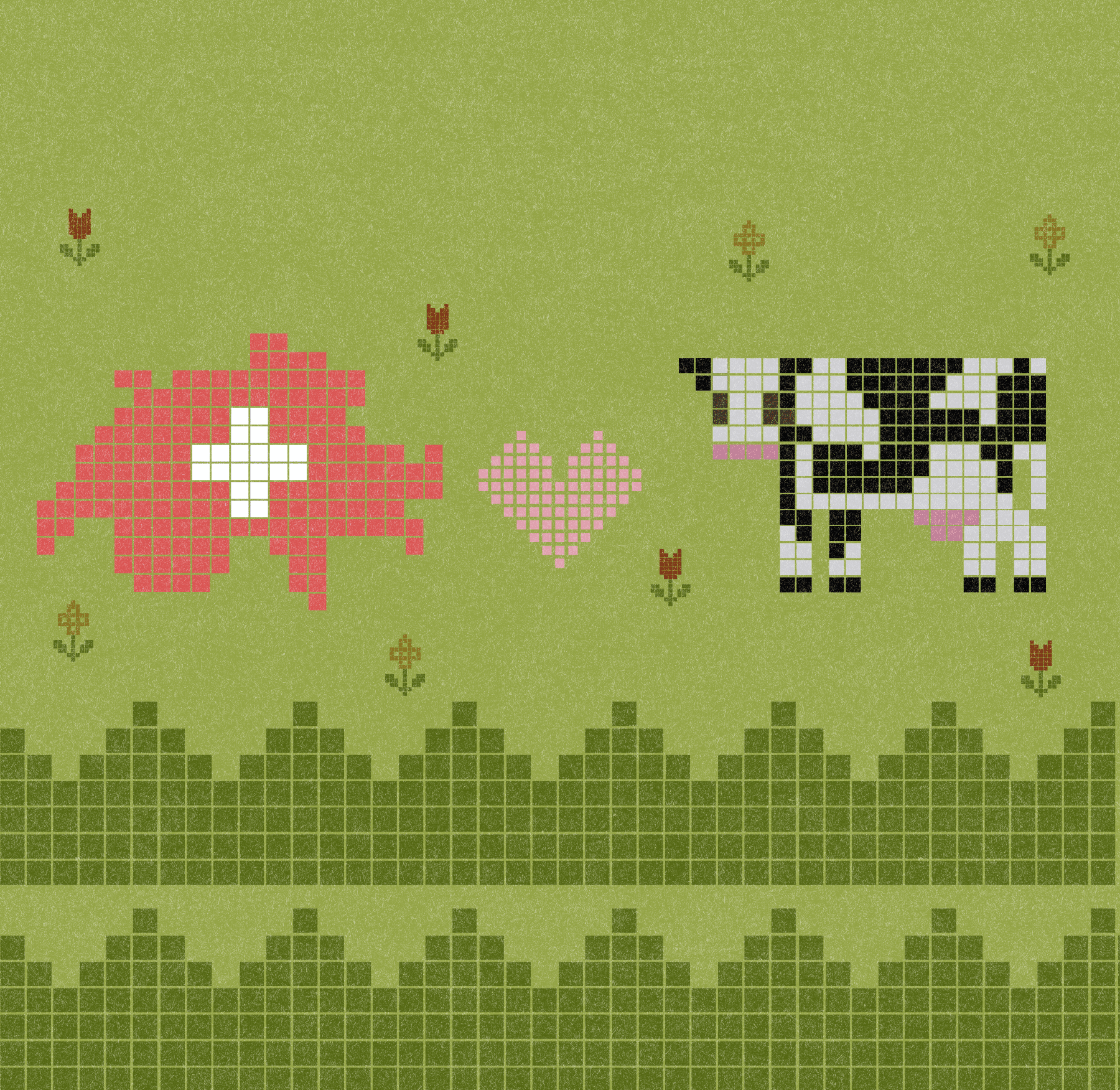 Illustration zur Schweizer Milchwirtschaft