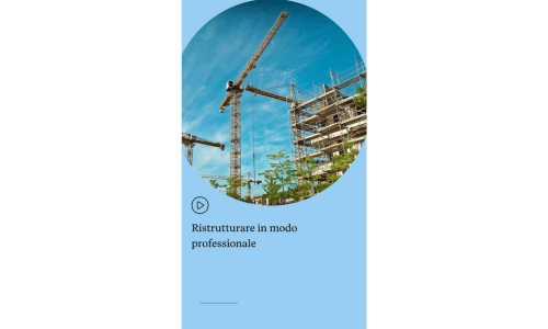 Ristrutturare in modo professionale