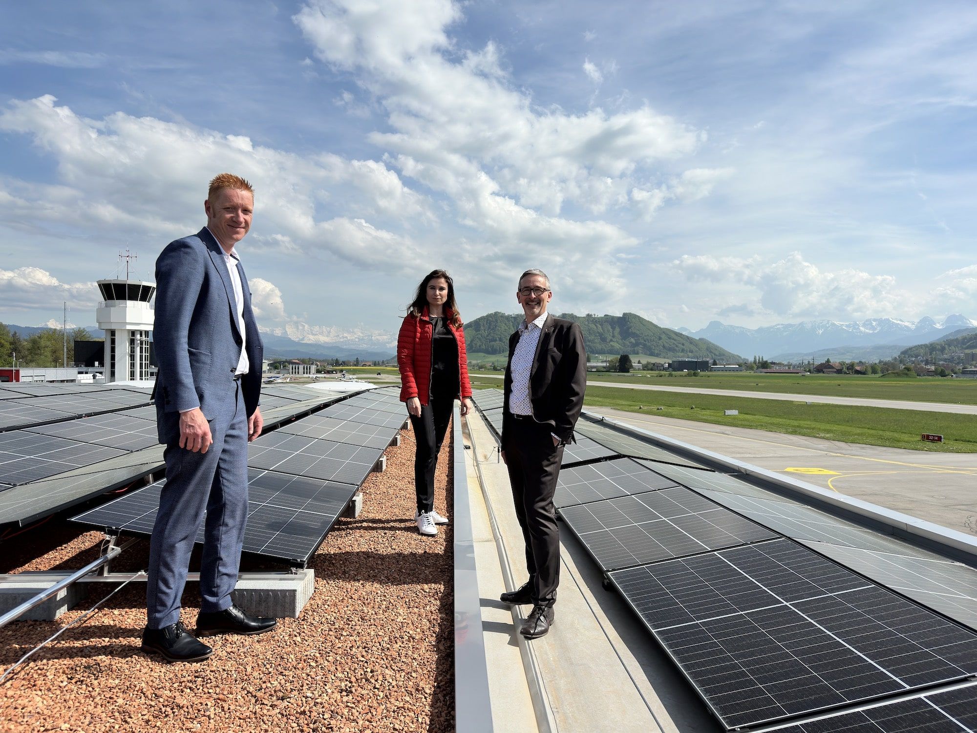 Photovoltaikanlagen am Flughafen Bern