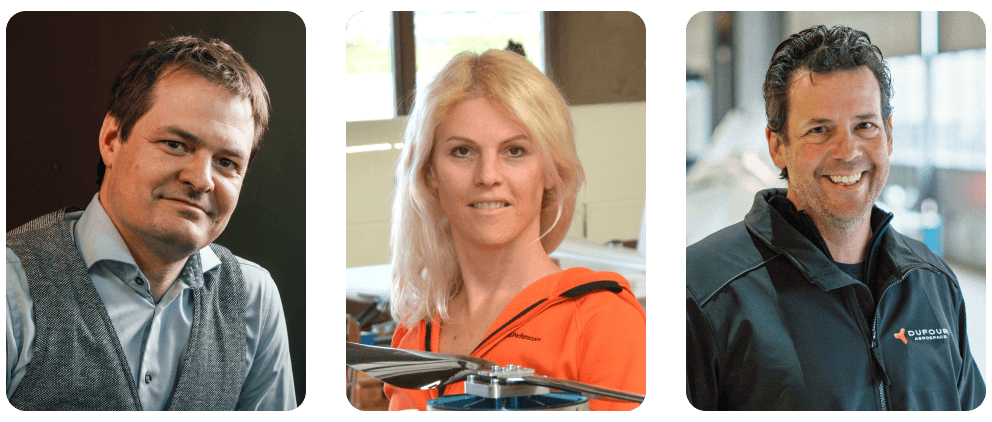 Die Co-Founder von Dufour Aerospace