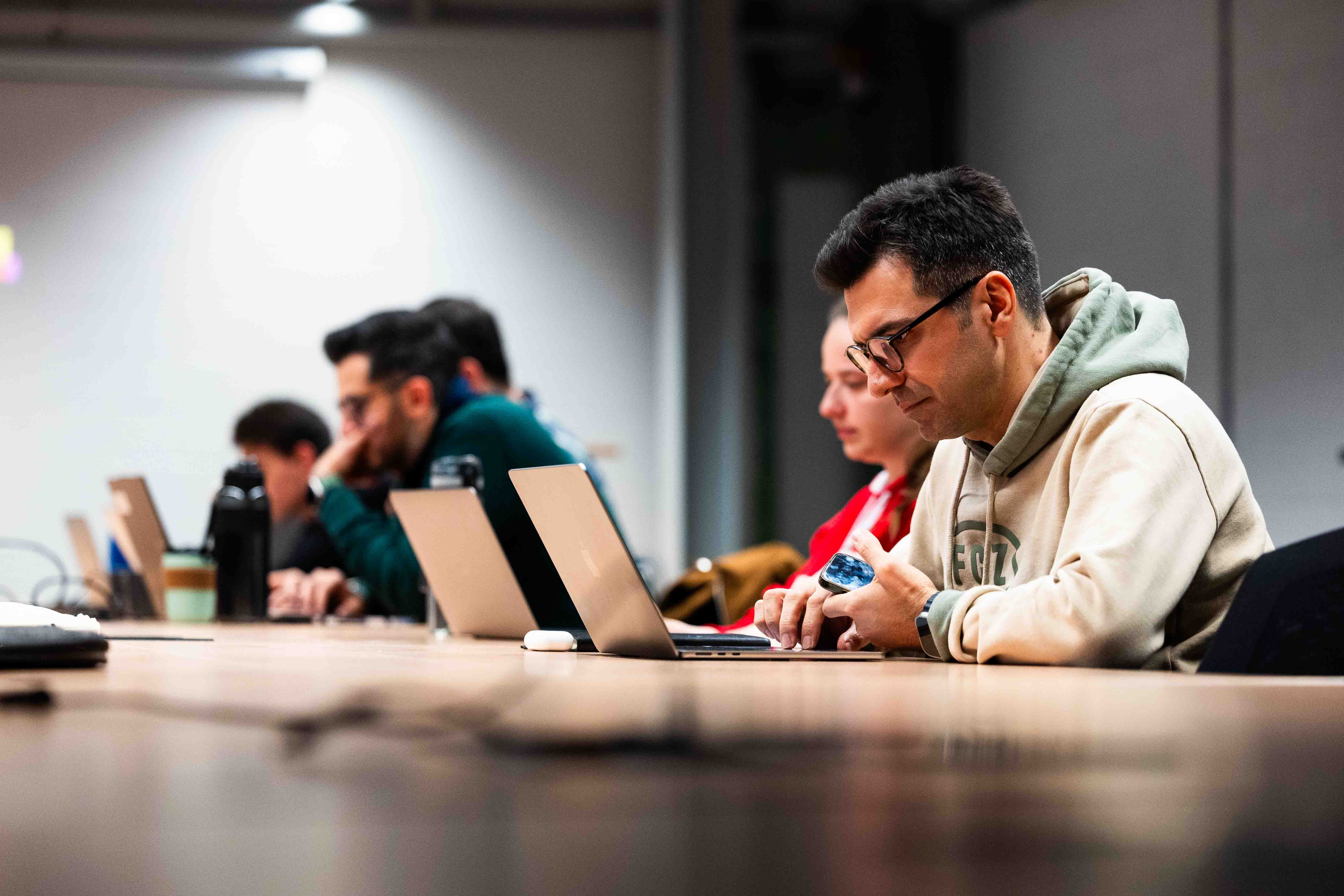 Teilnehmende des Bootscamps von Powercoders