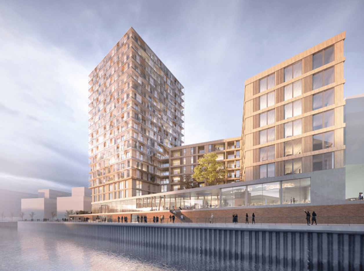 In Hamburg wird gebaut: Holzhäuser wollen hoch hinaus
