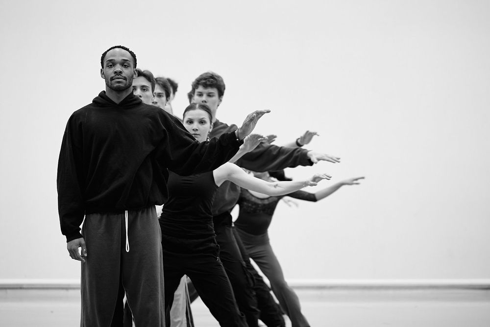 Danseuses et danseurs du Junior Ballet lors des répétitions de "The Butterfly Effect".