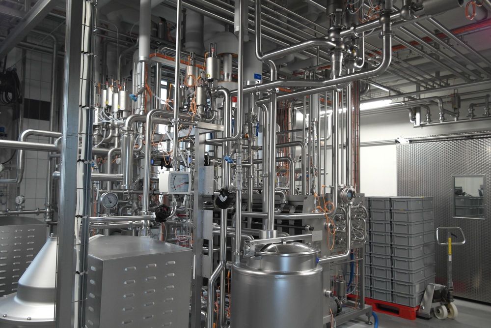 Wärmetausch der Käserei