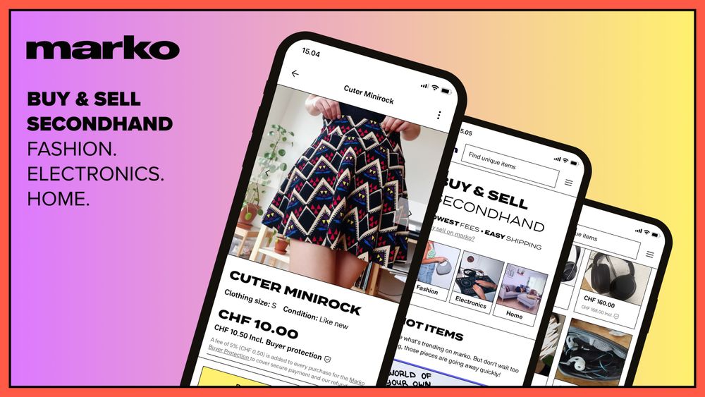 Bilder der App von marko