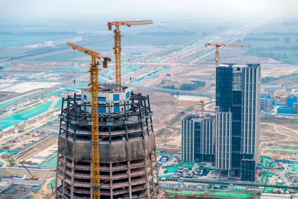 Die Stadt Xiong ist eines der unfertigen Grossstadtprojekte der KP.