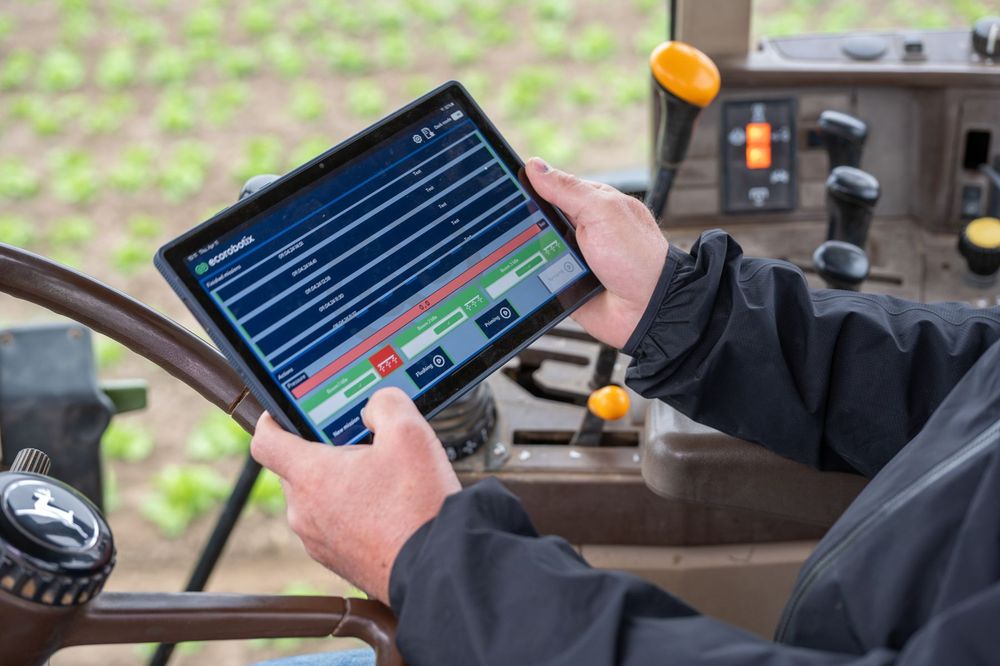 Bild der Webapplikation von Ecorobotix