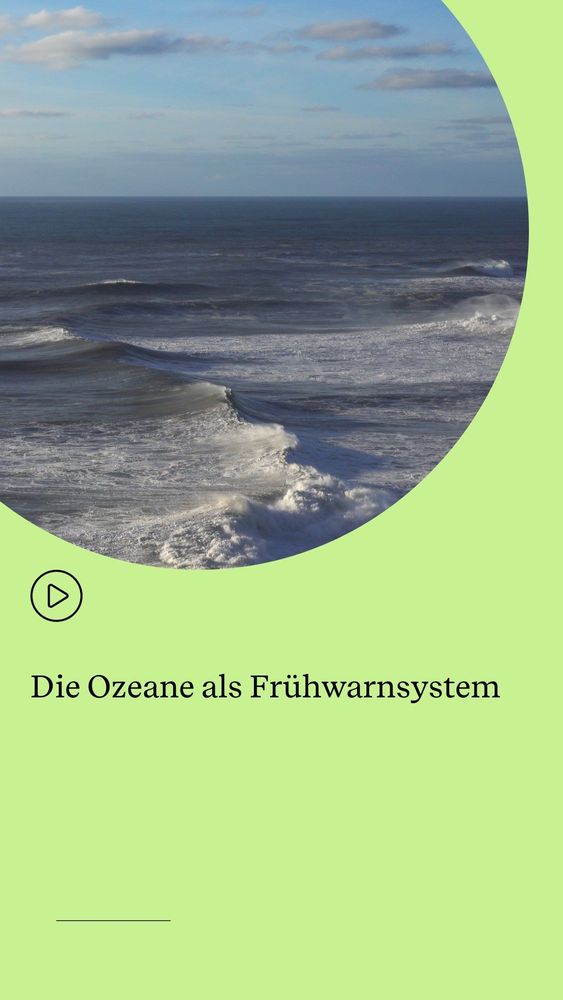 Die Ozeane als Friihwarnsystem