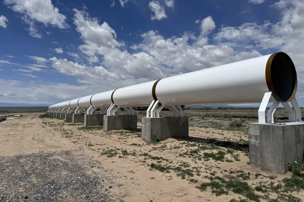 Projekt Matterhorn: Die zweite Swisspod-Teströhre in Pueblo, Colorado, soll dereinst 1,6 Kilometer lang sein und ebenfalls einen Kreis bilden.