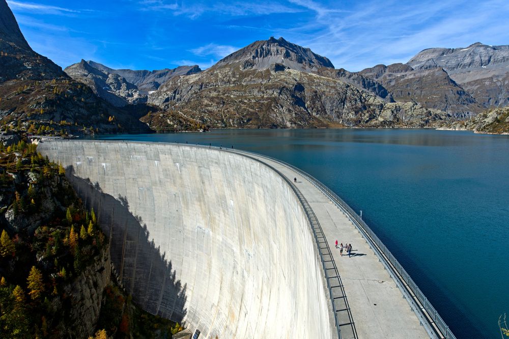 Bild der Stauanlage Barrage d'Émosson (VS)