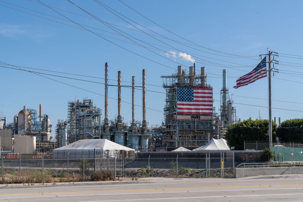 Bild der Marathon Petroleum's Los Angeles Refinery