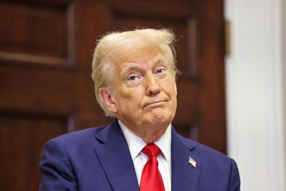 Donald Trump bei einer Rede im Weissen Haus