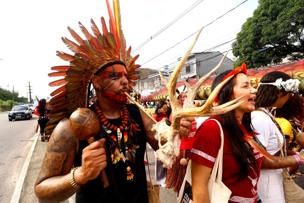 An der Klimakonferenz in Belém forderte die indigene Bevölkerung mehr Schutz für den Regenwald.