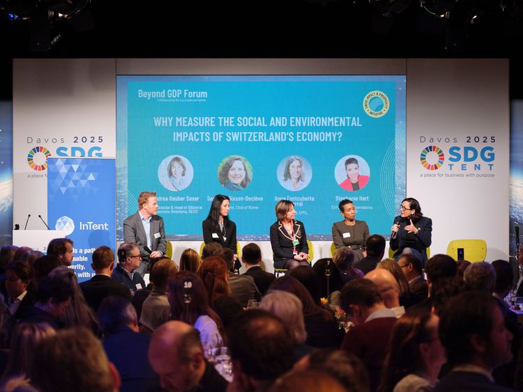 Das erste Beyond GDP Forum des B Lab am WEF in Davos