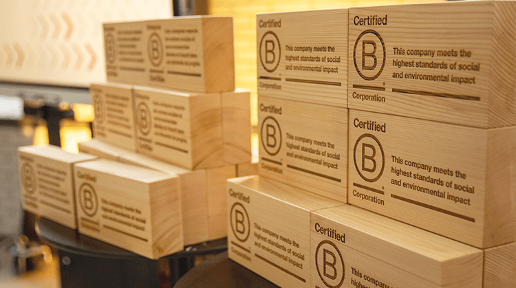 B Corp Zertifizierung