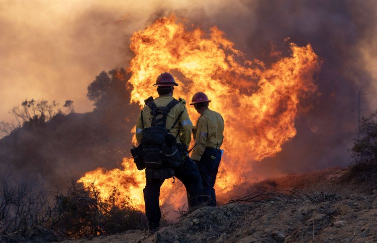 Waldbrände in Kalifornien 