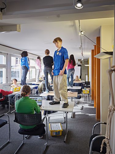 Projektunterricht an der Gesamtschule Unterstrass.