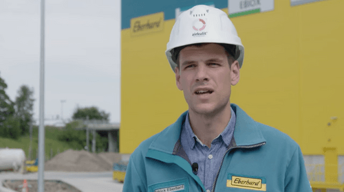 Aufbereitungszentrum für Bauabfälle